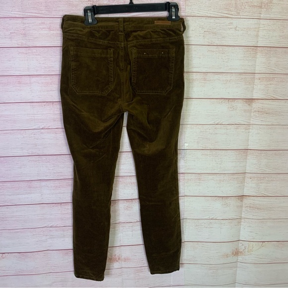 Pilcro and the Letter Press Brown High-Rise Skinny Corduroy Pants Size 27 - Picture 9 of 9